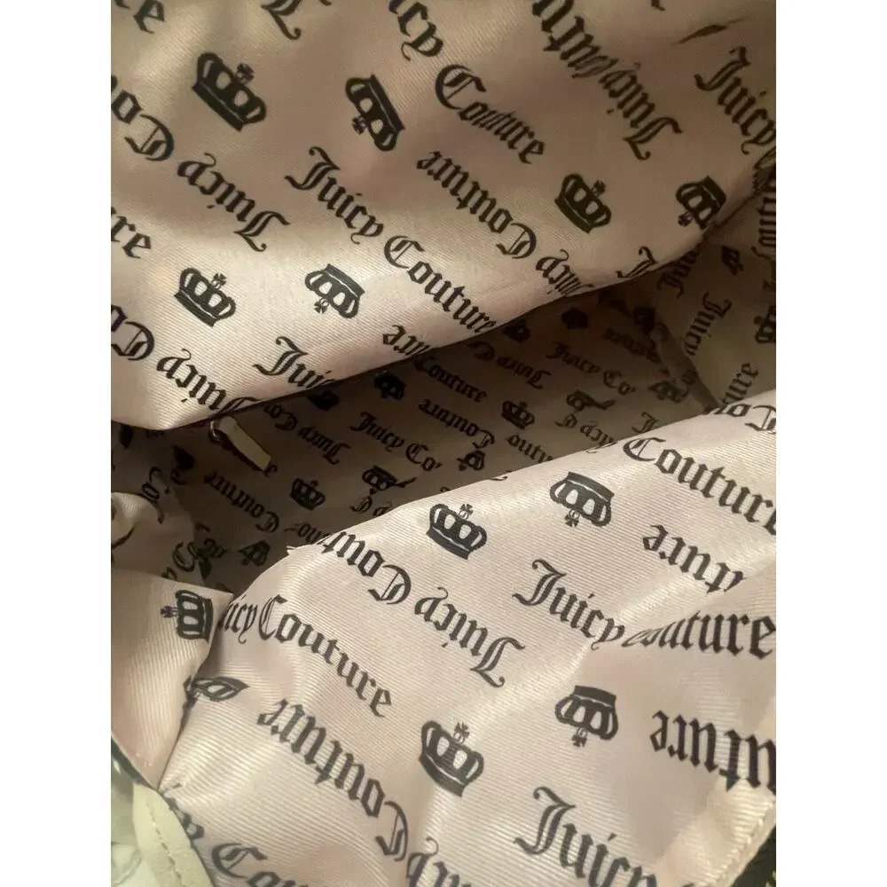 Juicy Couture Vintage Dreamy Juicy Tote Bag Liquorice & Crystal New Bow Crown